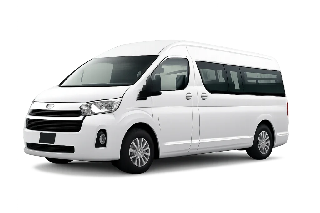 toyota hiace umrah van